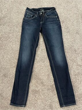 Silver Jeans Co. Boyfriend Jeans Dark Wash Women’s Size 26